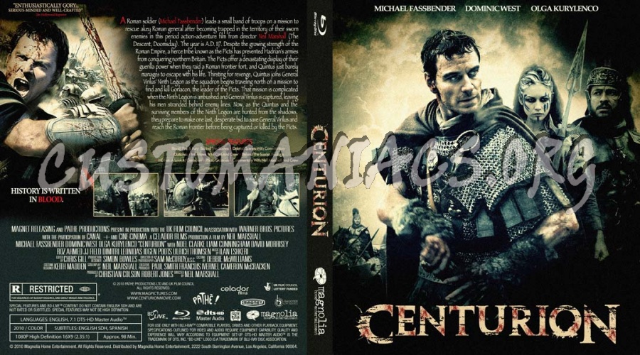 Centurion blu-ray cover