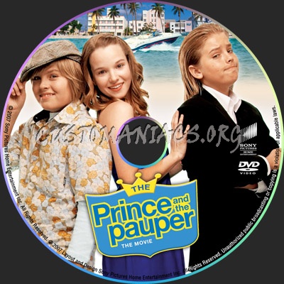 The Prince and the Pauper dvd label