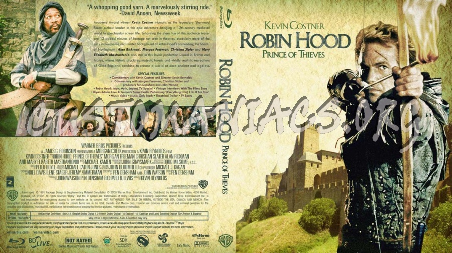 Robin Hood blu-ray cover