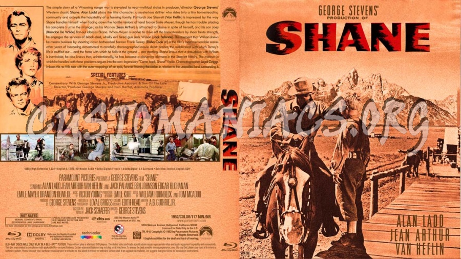 Shane blu-ray cover