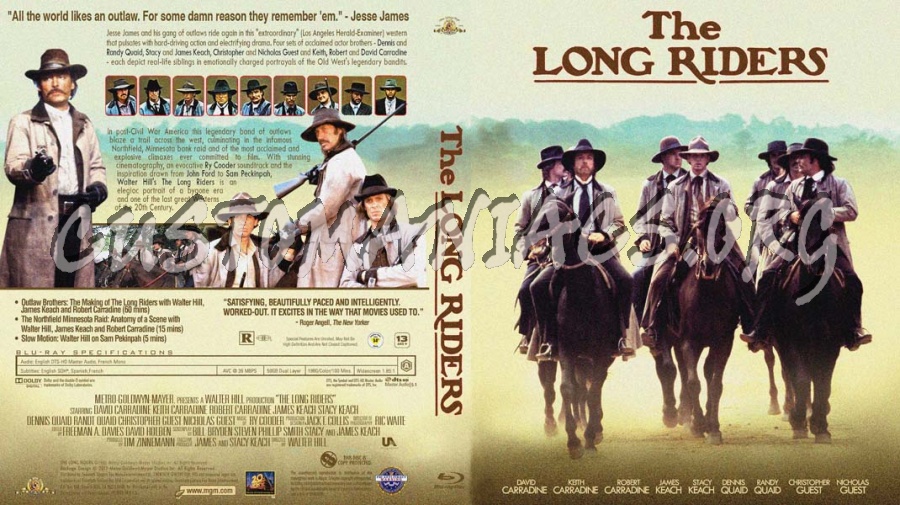 The Long Riders blu-ray cover