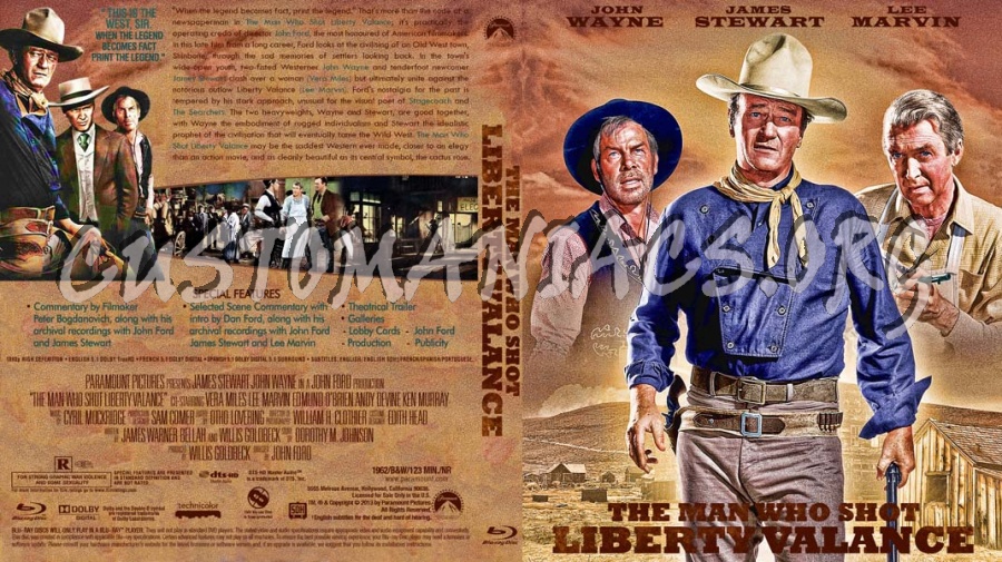 The Man Who Shot Liberty Valance blu-ray cover