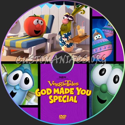 Veggietales: God Made You Special dvd label