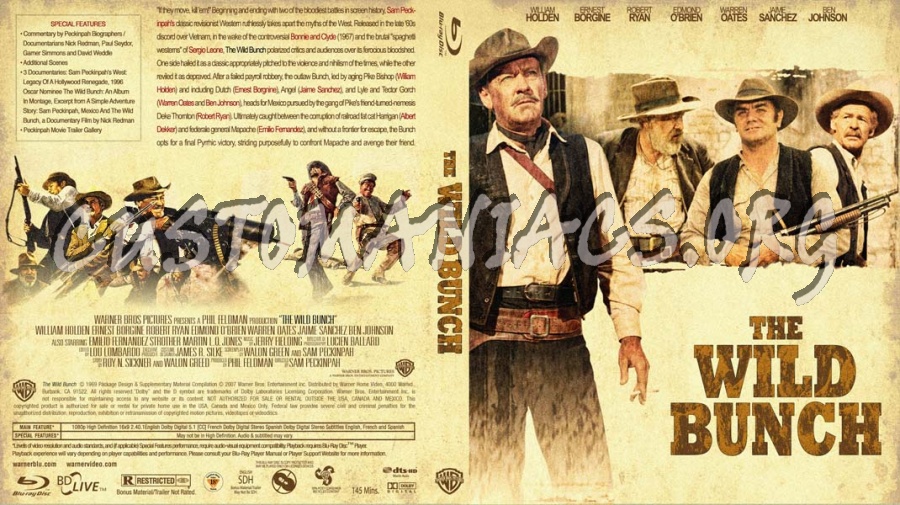 The Wild Bunch blu-ray cover