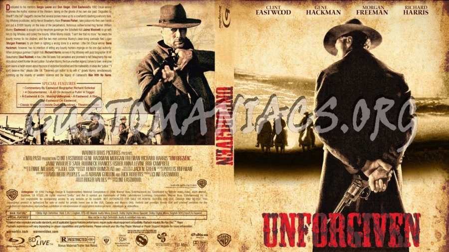 Unforgiven blu-ray cover