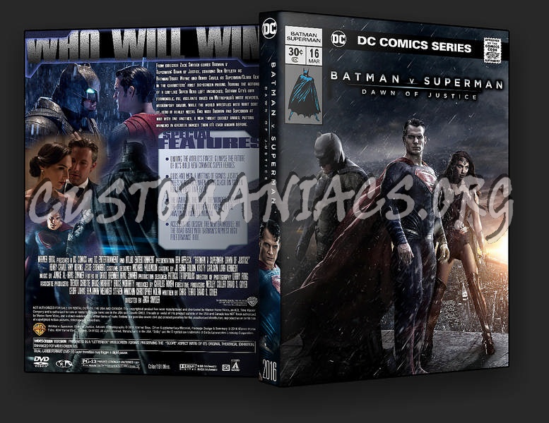 Batman v Superman: Dawn of Justice dvd cover