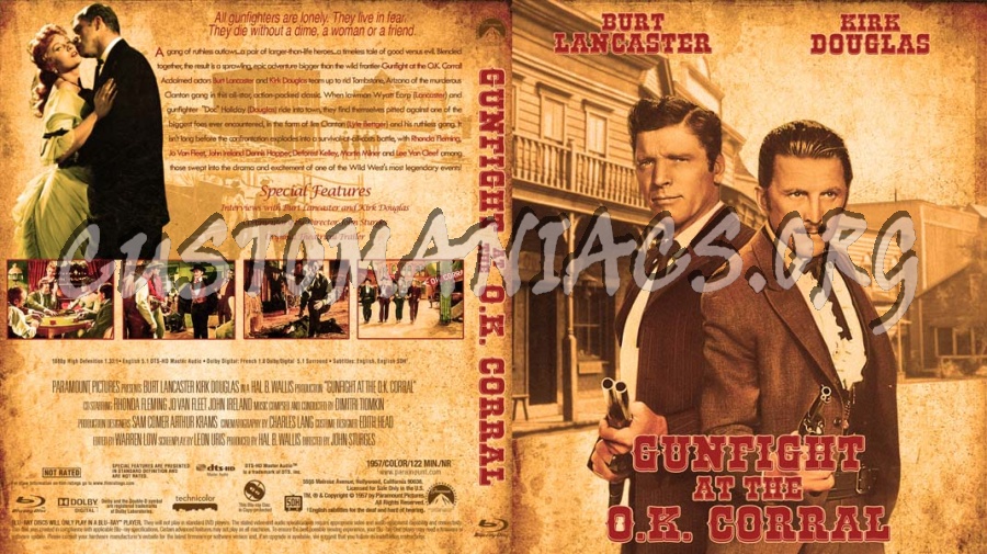 Gunfight at the O.K. Corral blu-ray cover