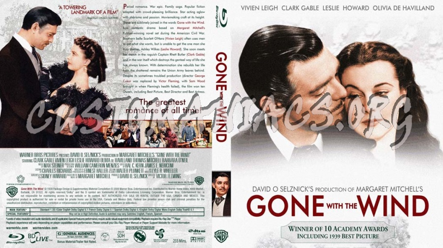 Gone With the Wind blu-ray cover
