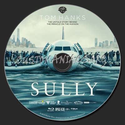 Sully blu-ray label