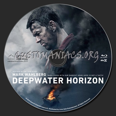 Deepwater Horizon blu-ray label