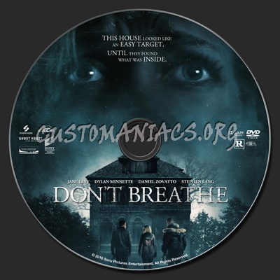 Don't Breathe dvd label