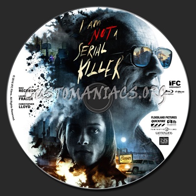 I Am Not A Serial Killer blu-ray label