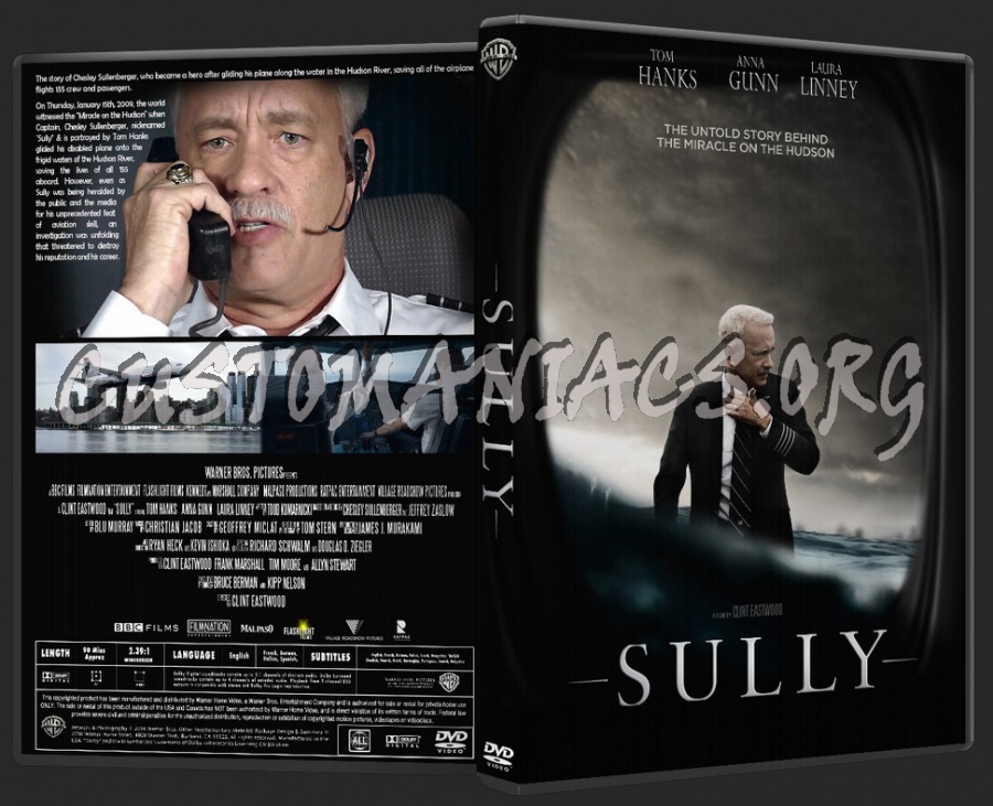 Sully (2016) dvd cover