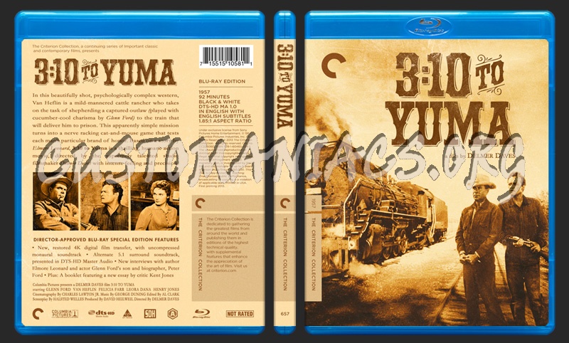 657 - 3:10 To Yuma blu-ray cover