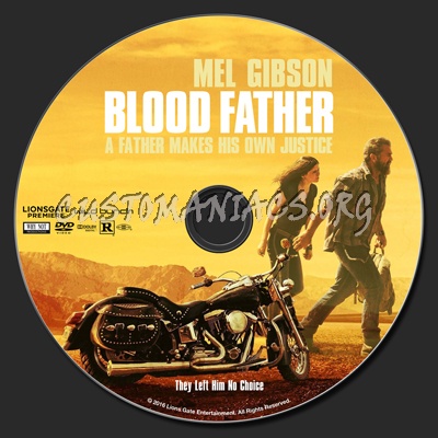 Blood Father dvd label