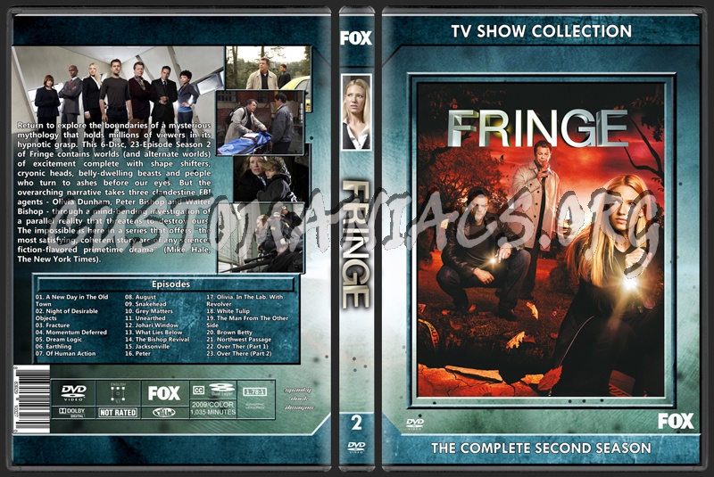 Fringe Season 02 dvd cover