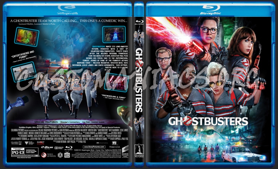 Ghostbusters (2016) dvd cover