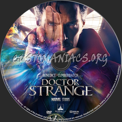 Doctor Strange dvd label