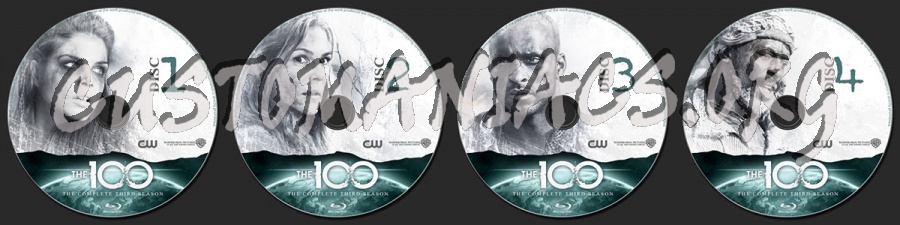 The 100 Season 3 blu-ray label