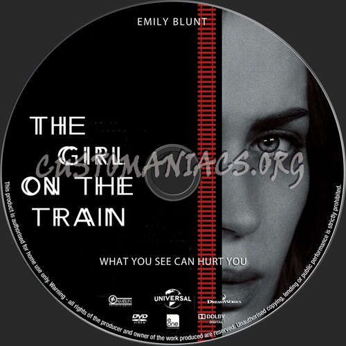 The Girl On The Train dvd label