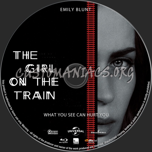 The Girl On The Train blu-ray label