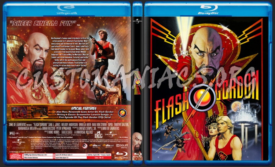 Flash Gordon (1980) dvd cover