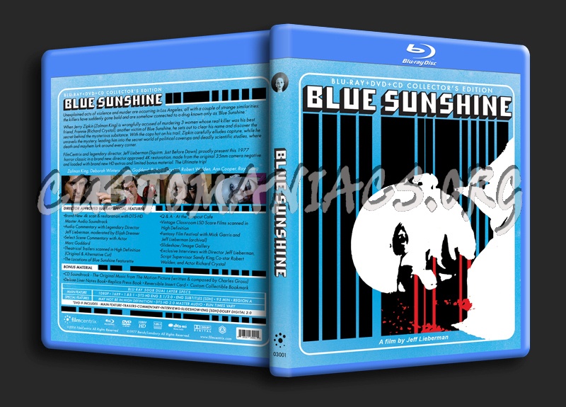 Blue Sunshine blu-ray cover