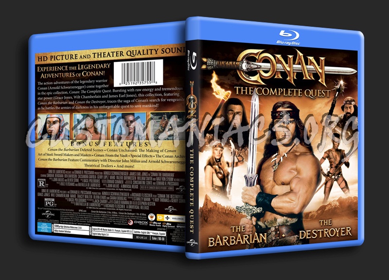 Conan The Complete Quest blu-ray cover