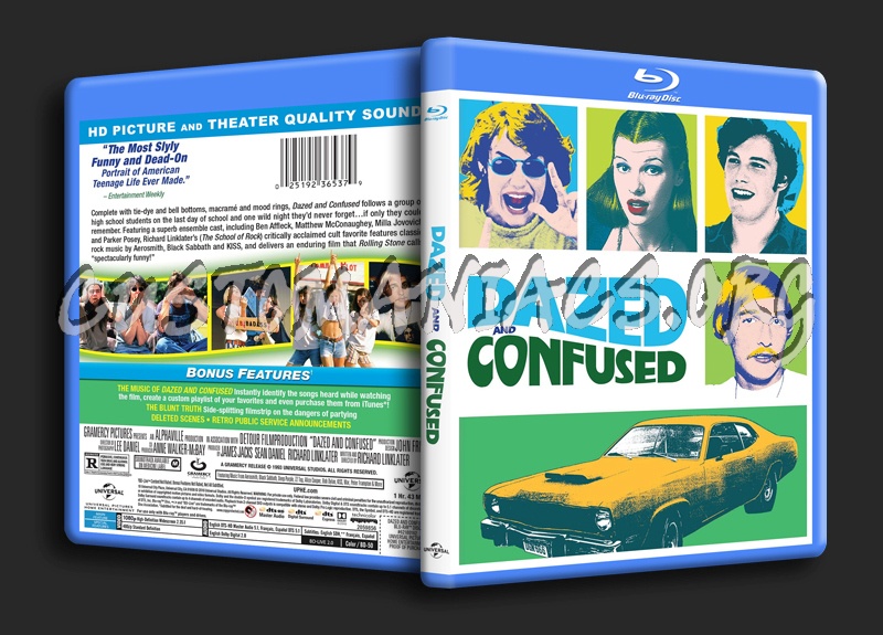 Dazed and Confused blu-ray cover