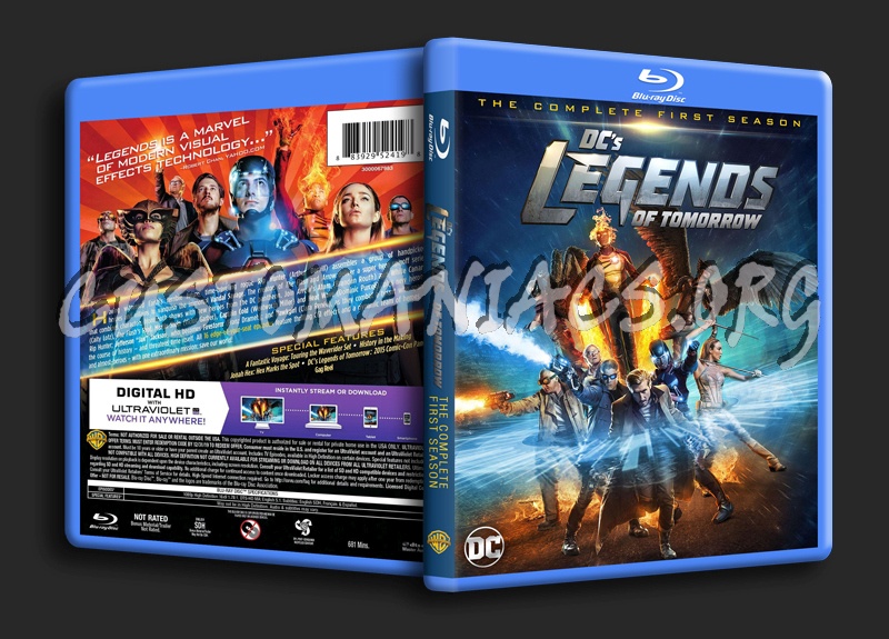 DC Legends of Tomorrow Season 1 blu-ray cover