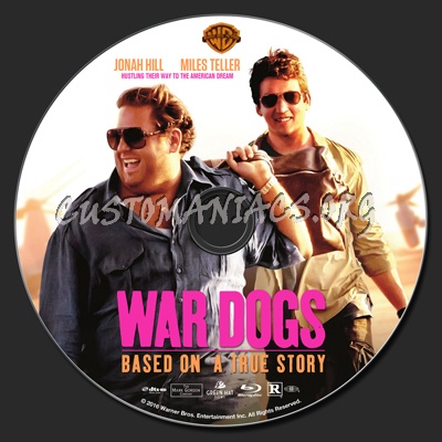 War Dogs blu-ray label