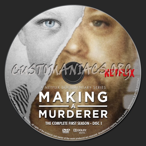 Making a Murderer Season 1 dvd label