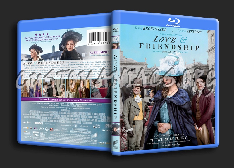 Love & Friendship blu-ray cover