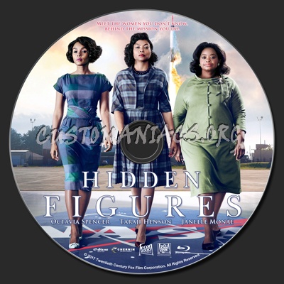 Hidden Figures blu-ray label