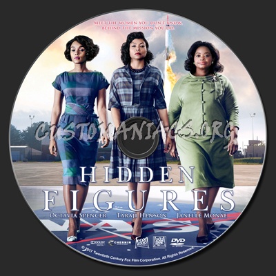 Hidden Figures dvd label