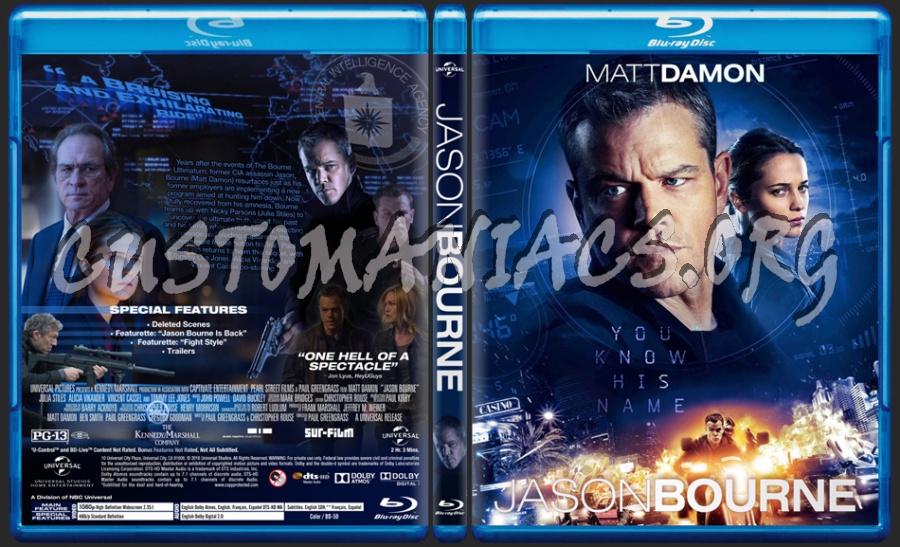 Jason Bourne dvd cover