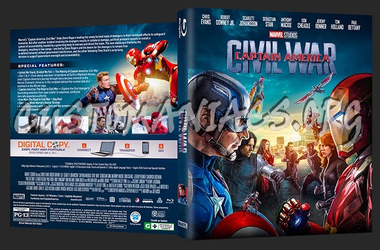 Captain America-Civil War blu-ray cover