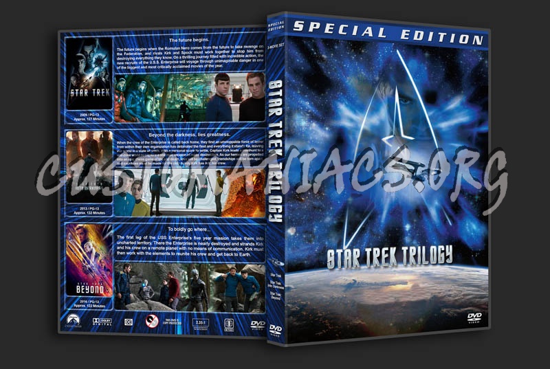 Star Trek Trilogy dvd cover