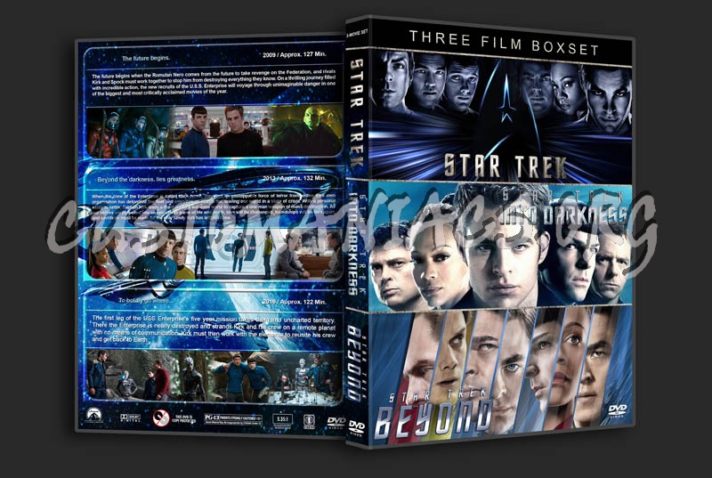 Star Trek Trilogy dvd cover