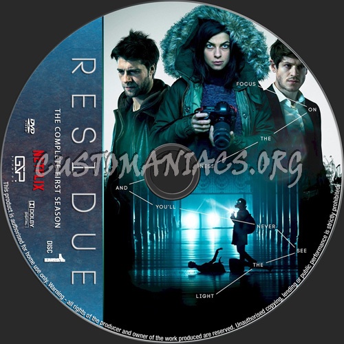 Residue Season 1 dvd label