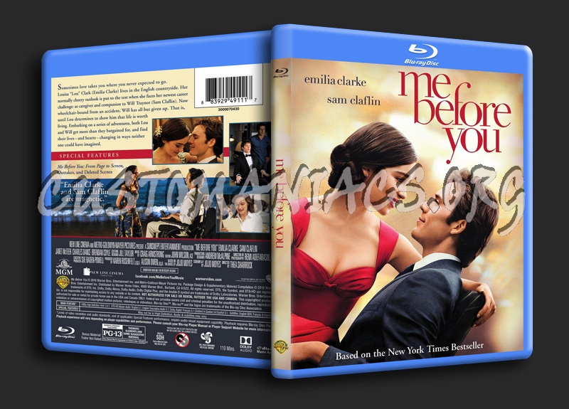 Me Before You blu-ray cover