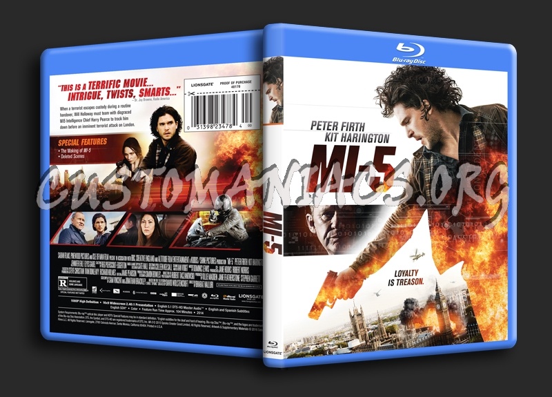 Mi-5 blu-ray cover