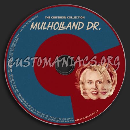 779 - Mullholland Drive dvd label