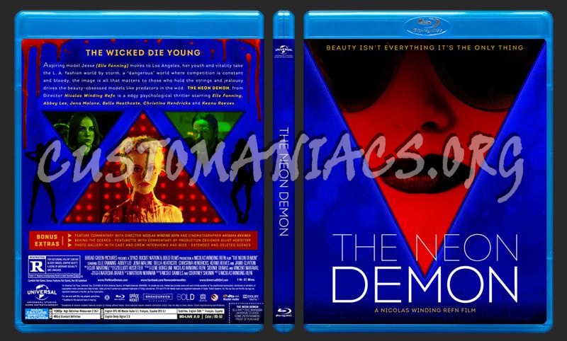 The Neon Demon blu-ray cover