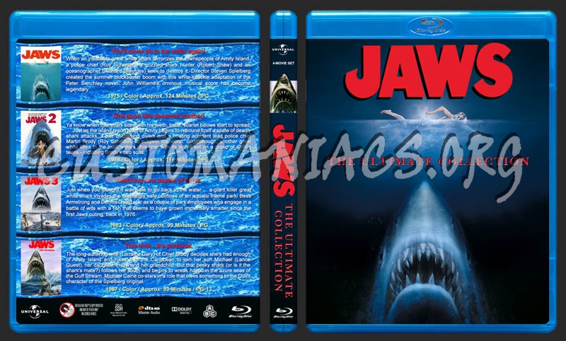 Jaws: The Ultimate Collection blu-ray cover