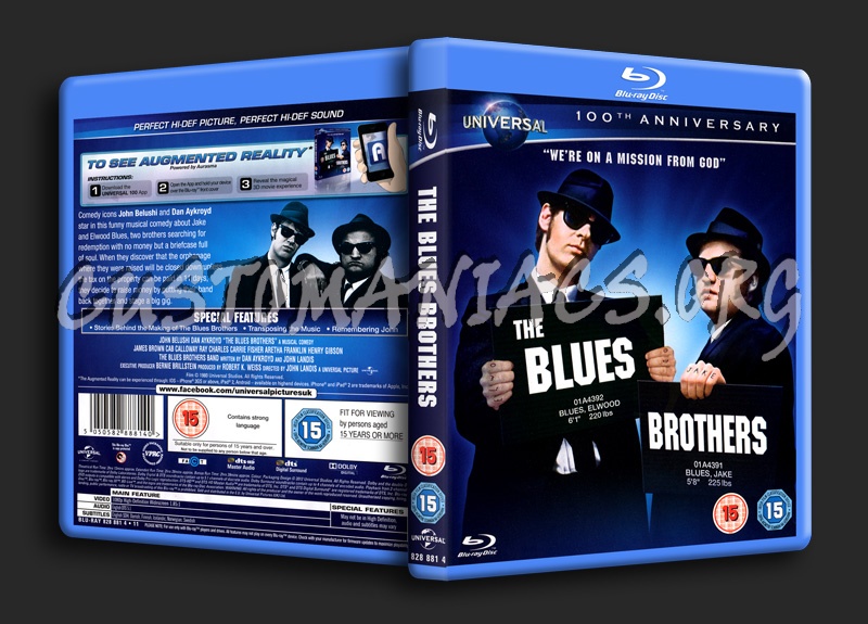 The Blues Brothers blu-ray cover