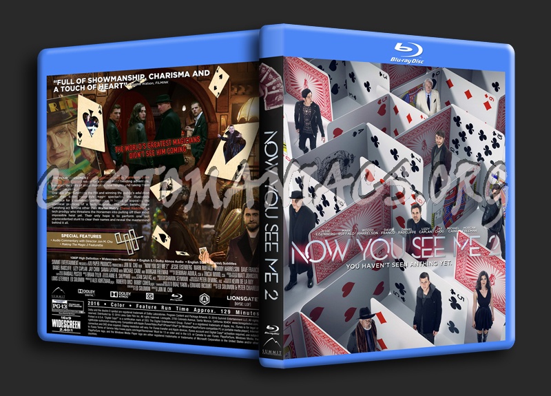 Now You See Me 2 dvd cover