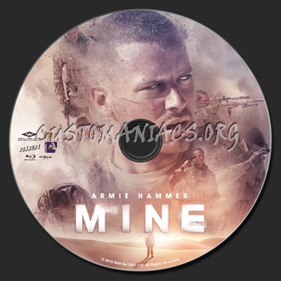 Mine (2016) blu-ray label