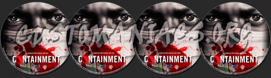 Containment Season 1 blu-ray label