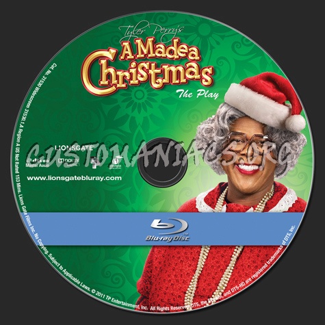A Madea Christmas The Play blu-ray label